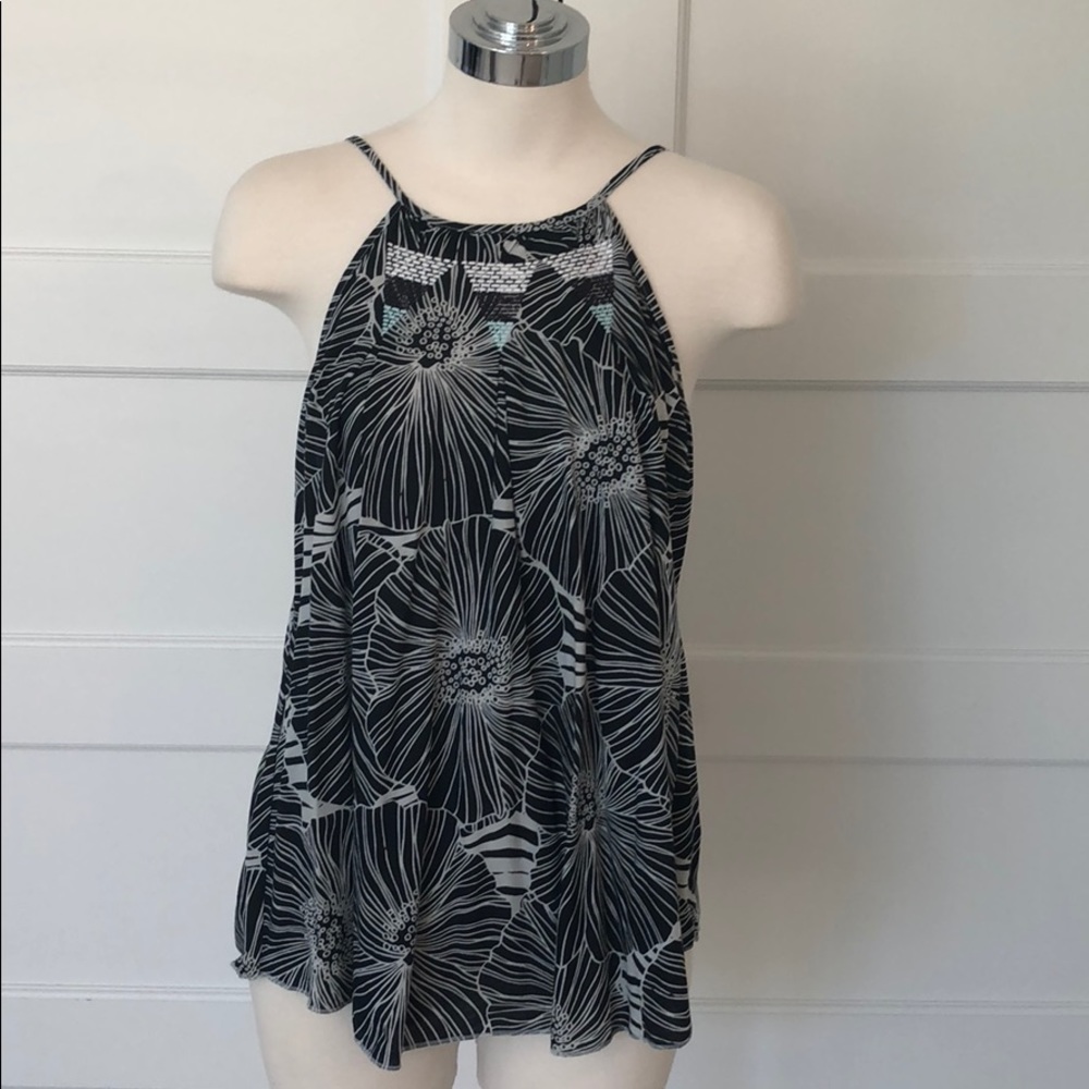 Armani Exchange A/E Strappy Printed Cami Tank Top